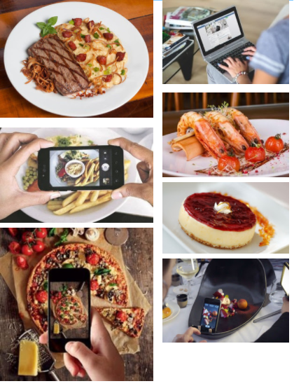 Publicação de facebook de restaurante