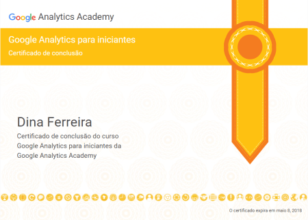 Certificado Google Analytics