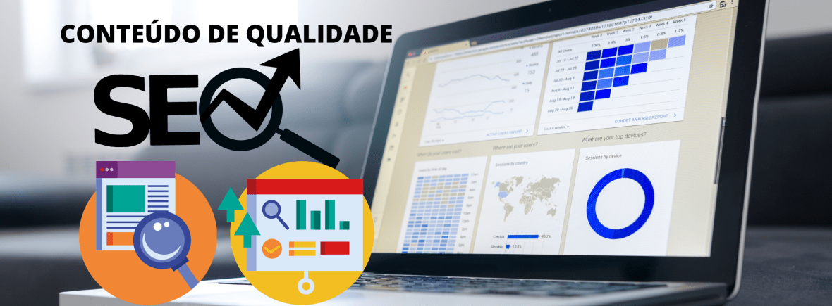 Criamos conteúdo de qualidade em termos de SEO